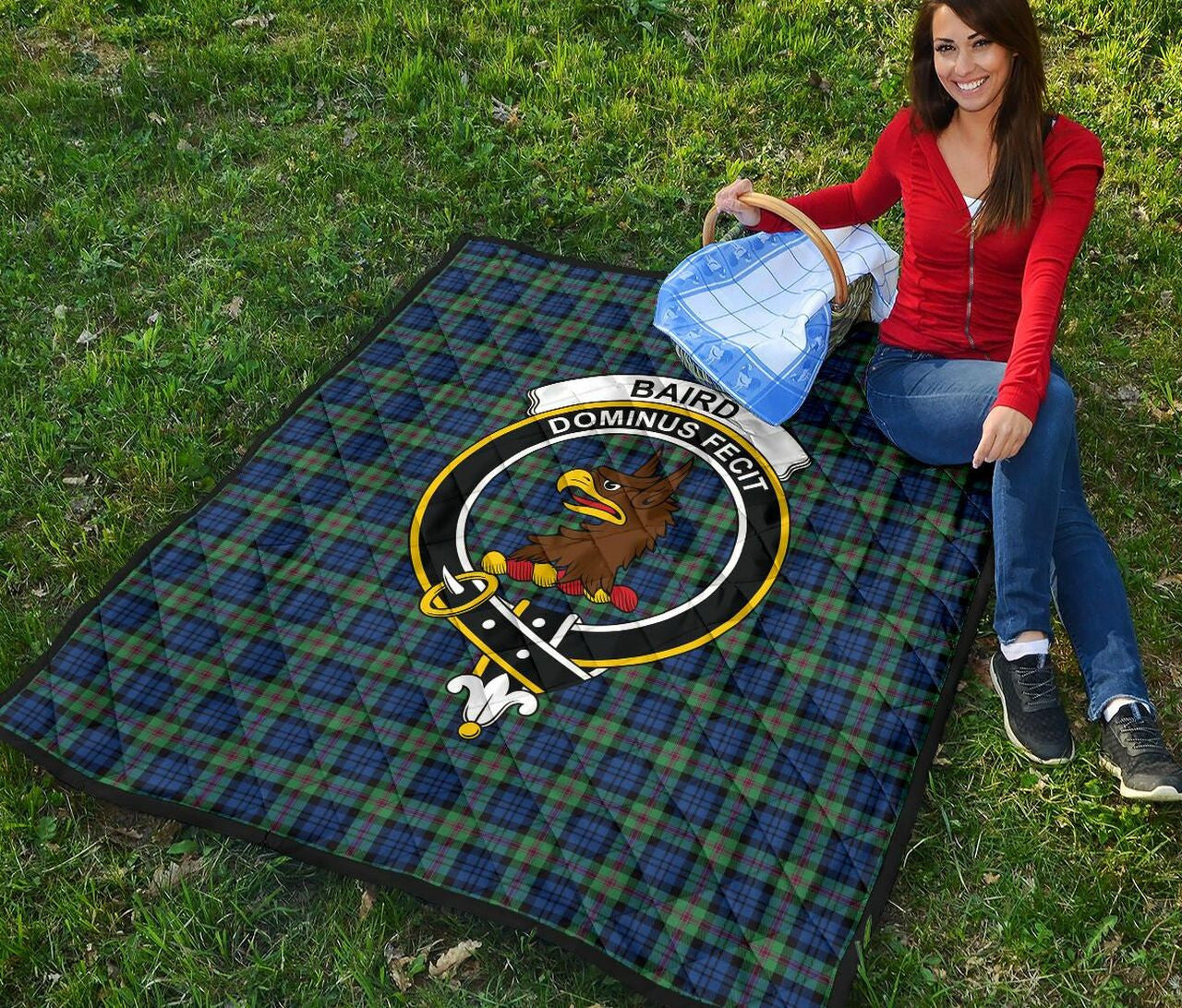 Baird Ancient Tartan Classic Crest Premium Quilt