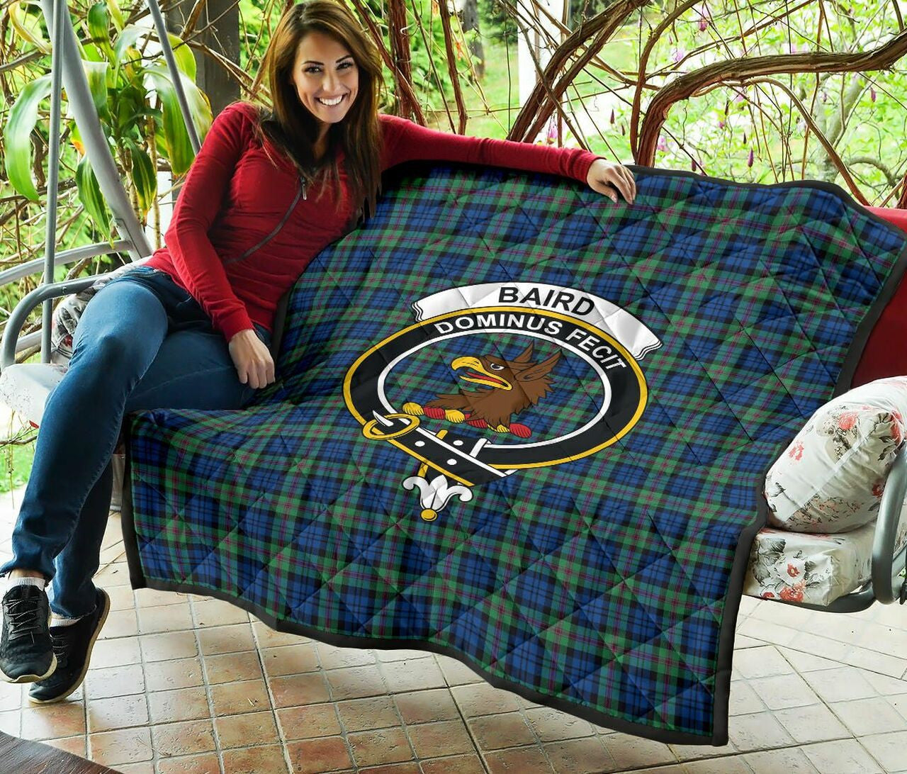 Baird Ancient Tartan Classic Crest Premium Quilt