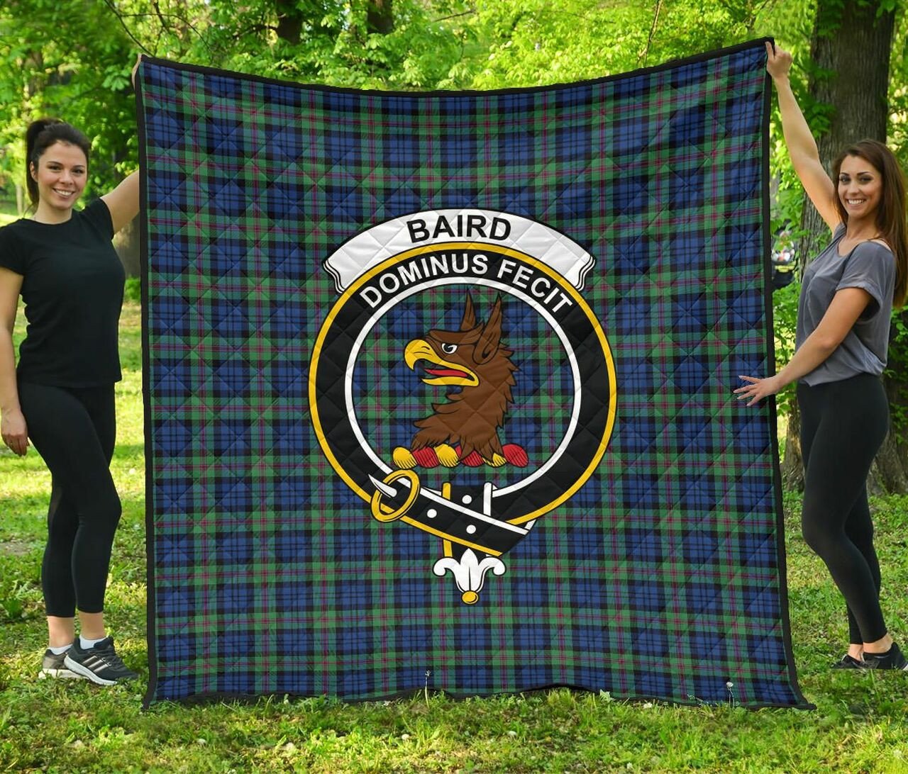 Baird Ancient Tartan Classic Crest Premium Quilt