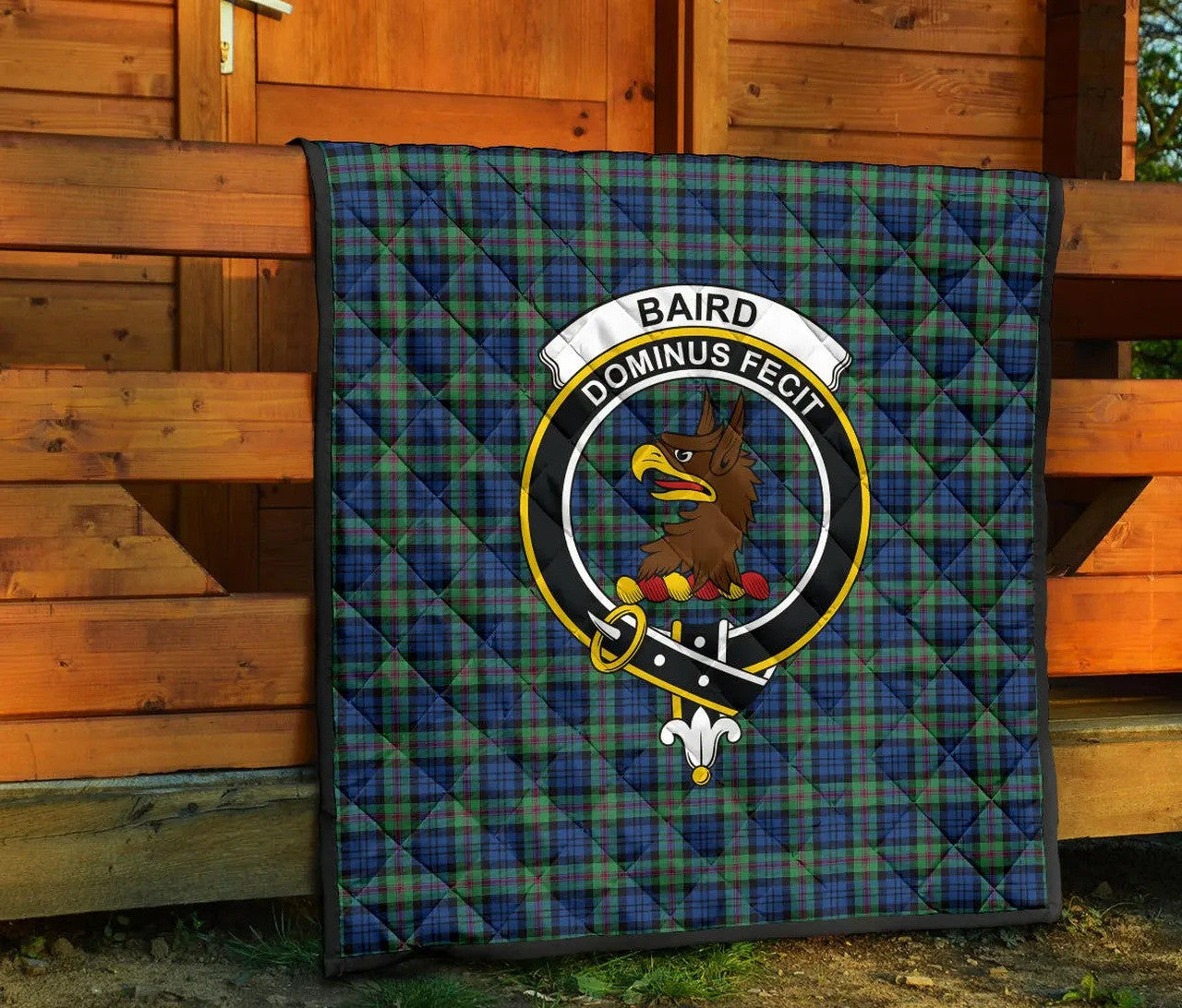 Baird Ancient Tartan Classic Crest Premium Quilt