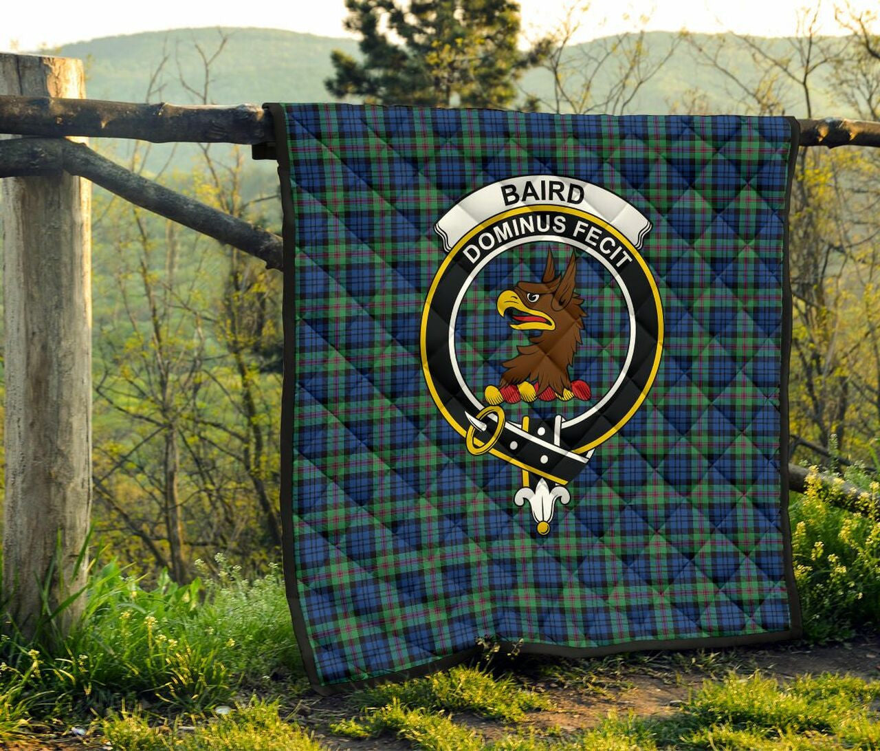 Baird Ancient Tartan Classic Crest Premium Quilt