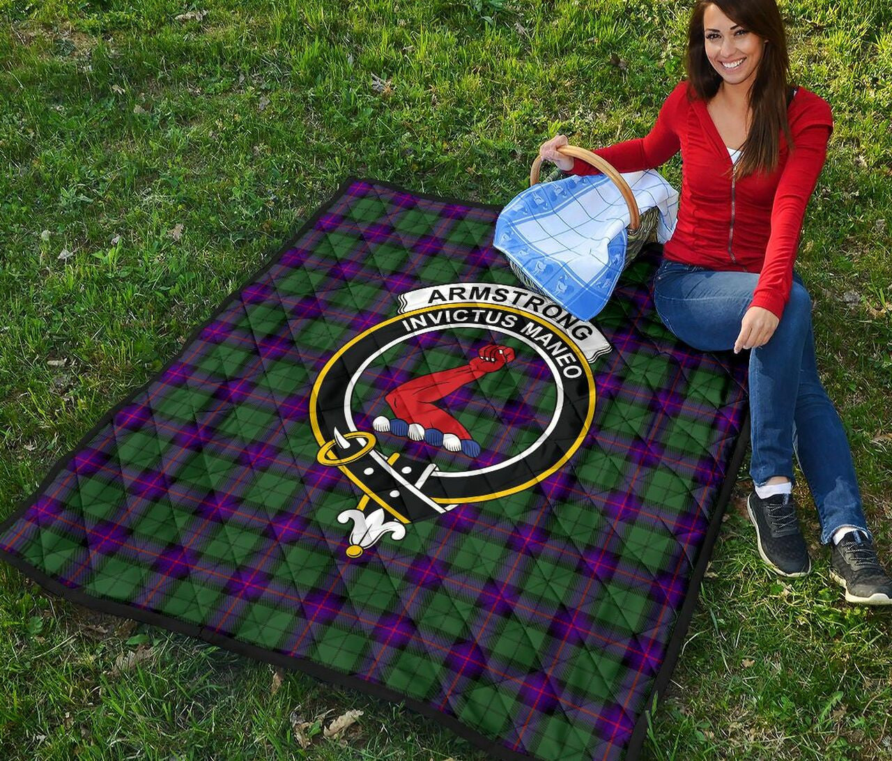 Armstrong Modern Tartan Classic Crest Premium Quilt