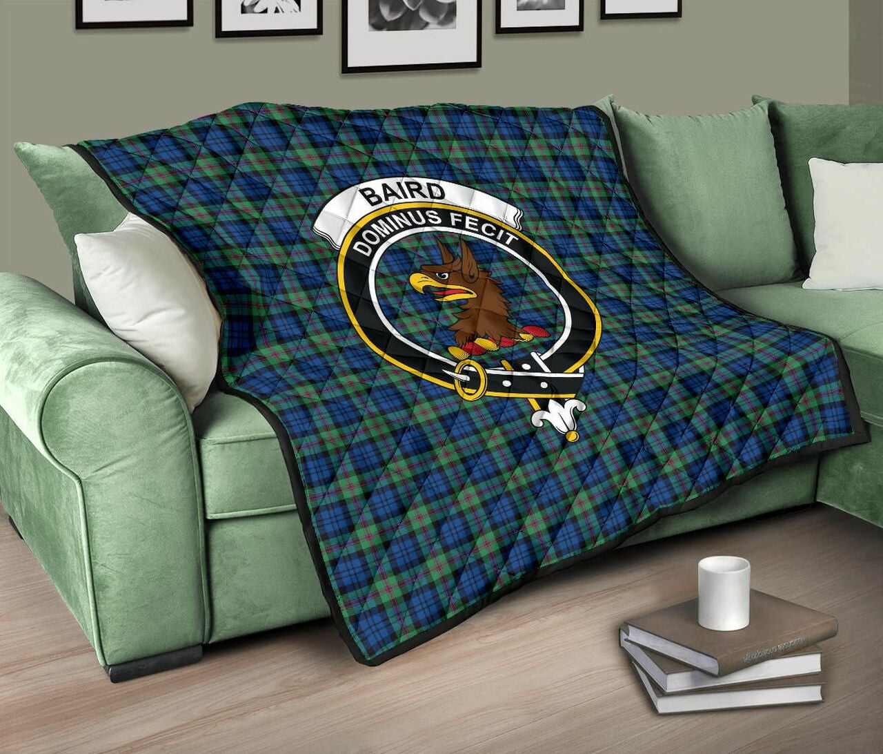 Baird Ancient Tartan Classic Crest Premium Quilt