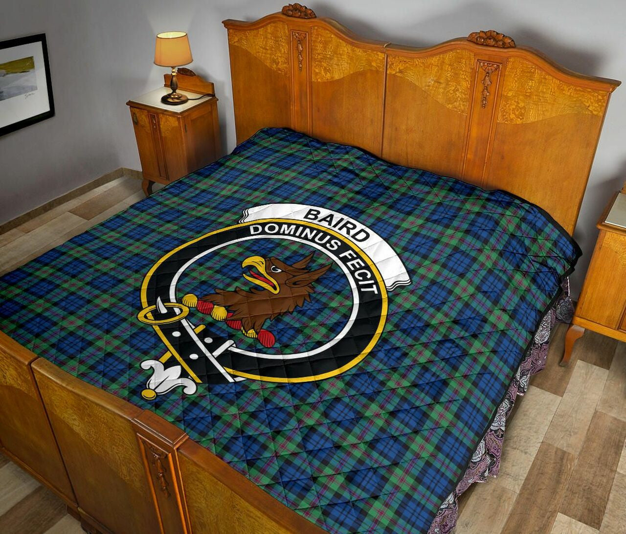 Baird Ancient Tartan Classic Crest Premium Quilt