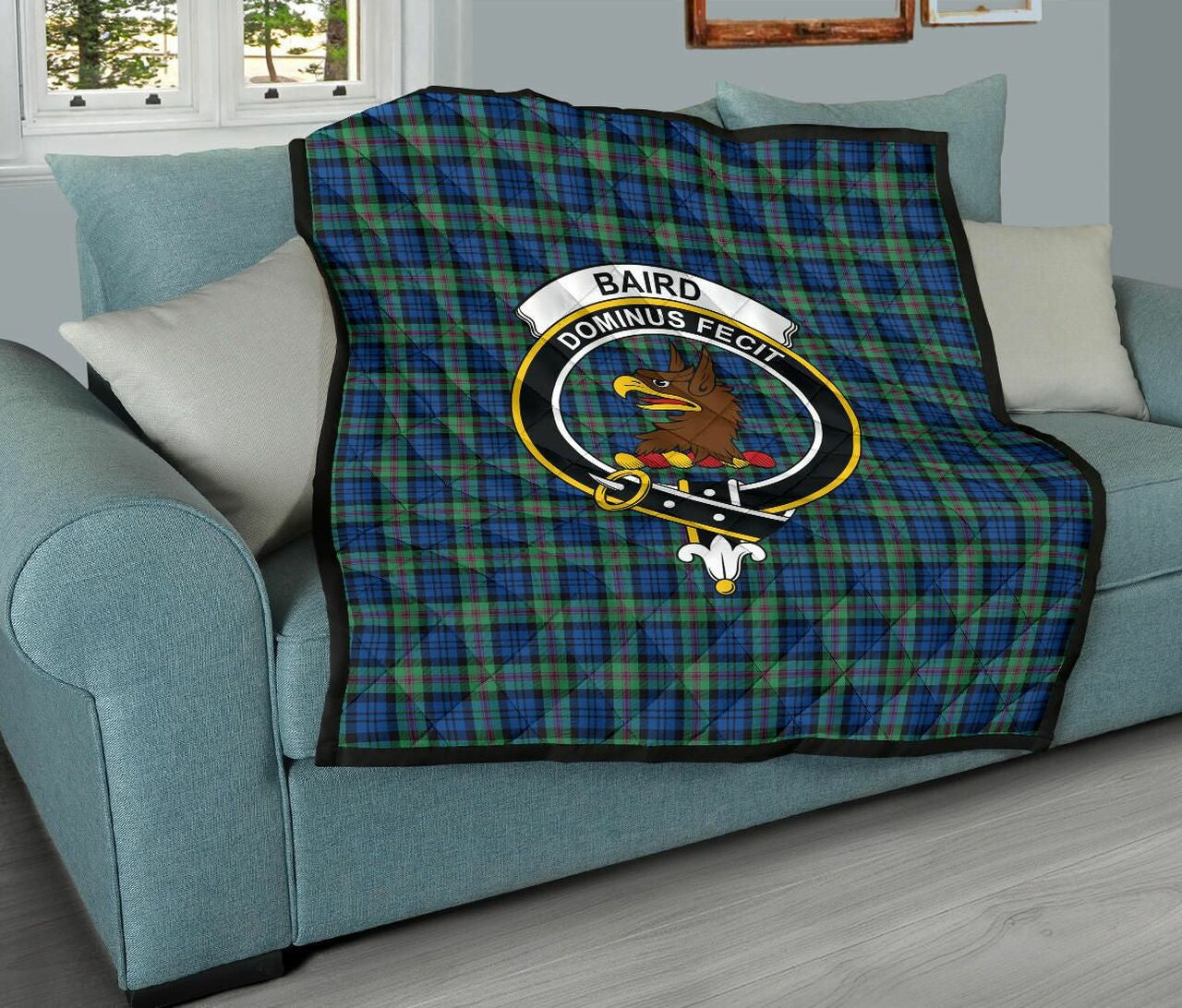 Baird Ancient Tartan Classic Crest Premium Quilt