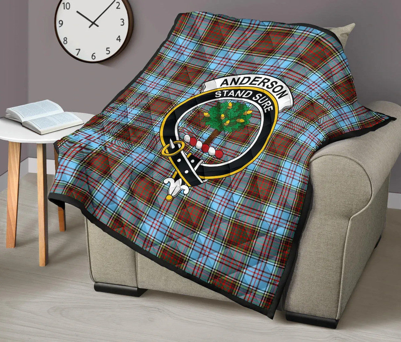 Anderson Ancient Tartan Classic Crest Premium Quilt