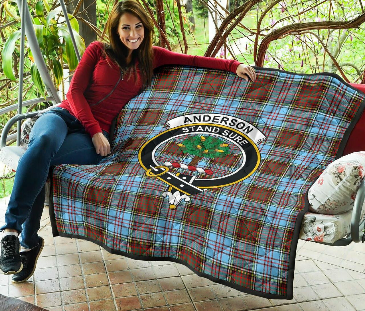 Anderson Ancient Tartan Classic Crest Premium Quilt