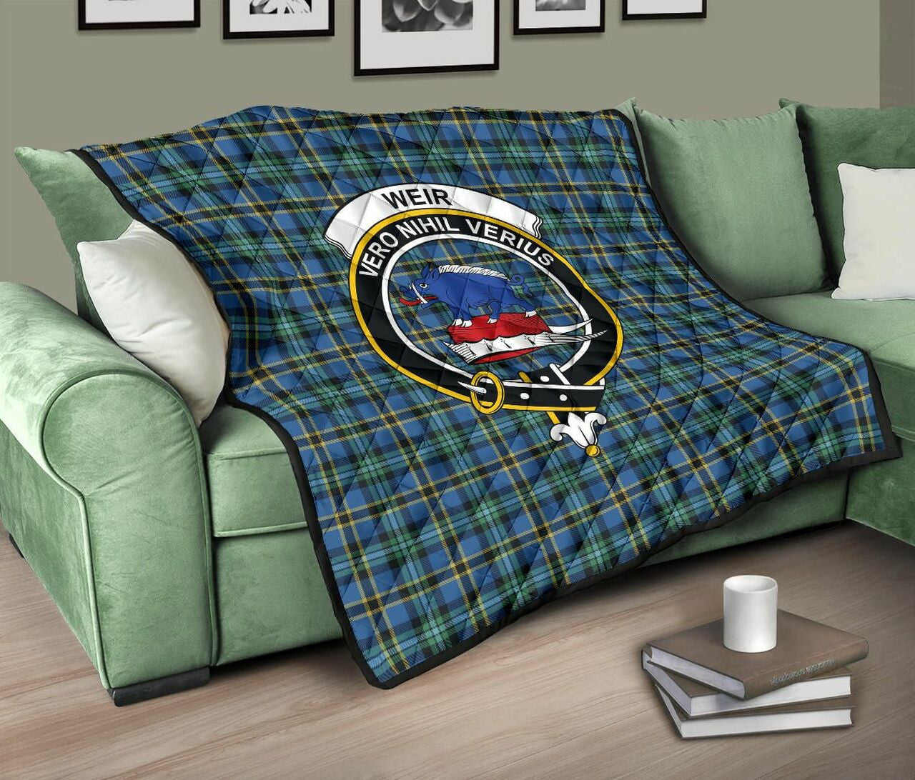 Weir Ancient Tartan Classic Crest Premium Quilt