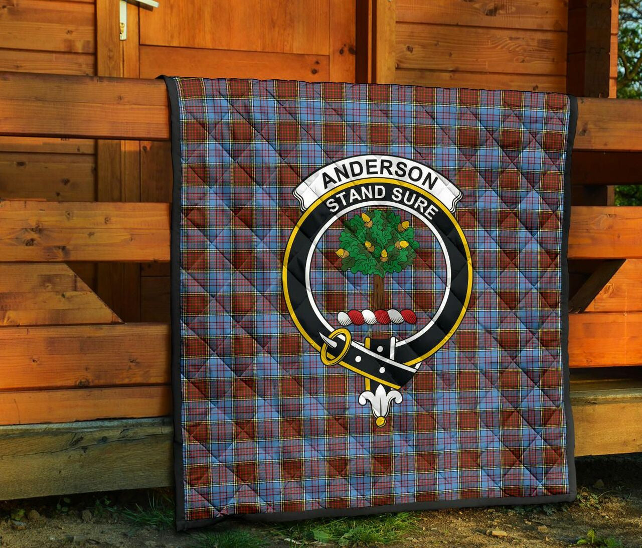 Anderson Modern Tartan Classic Crest Premium Quilt