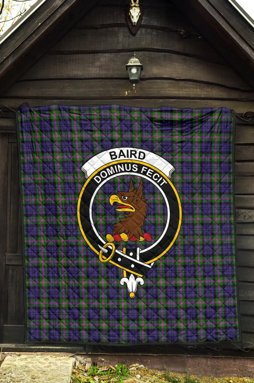 Baird Modern Tartan Classic Crest Premium Quilt