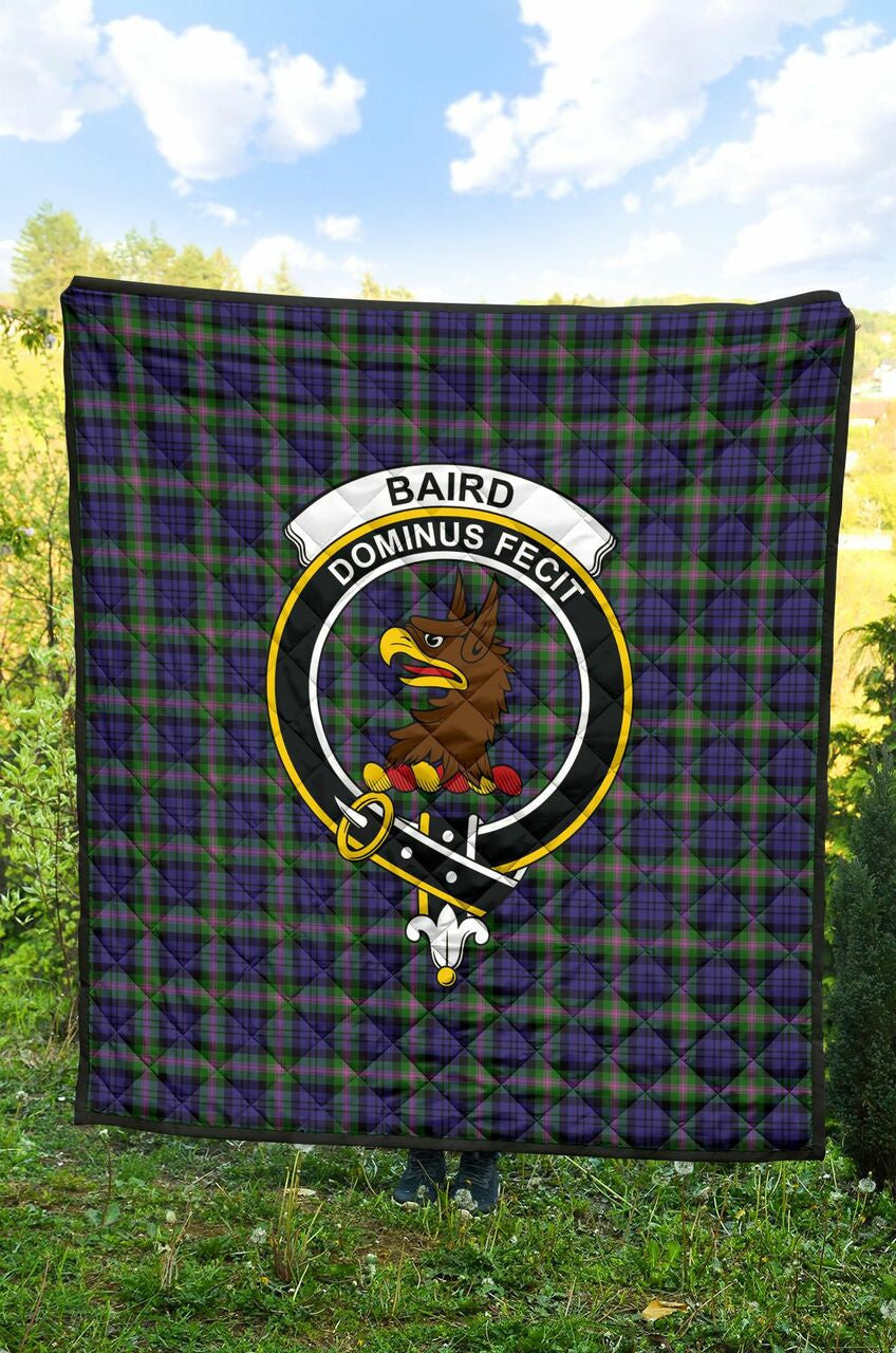 Baird Modern Tartan Classic Crest Premium Quilt