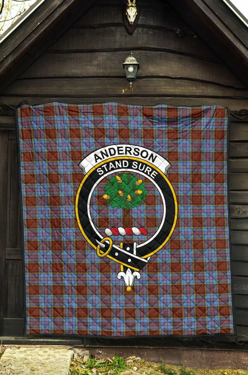 Anderson Modern Tartan Classic Crest Premium Quilt