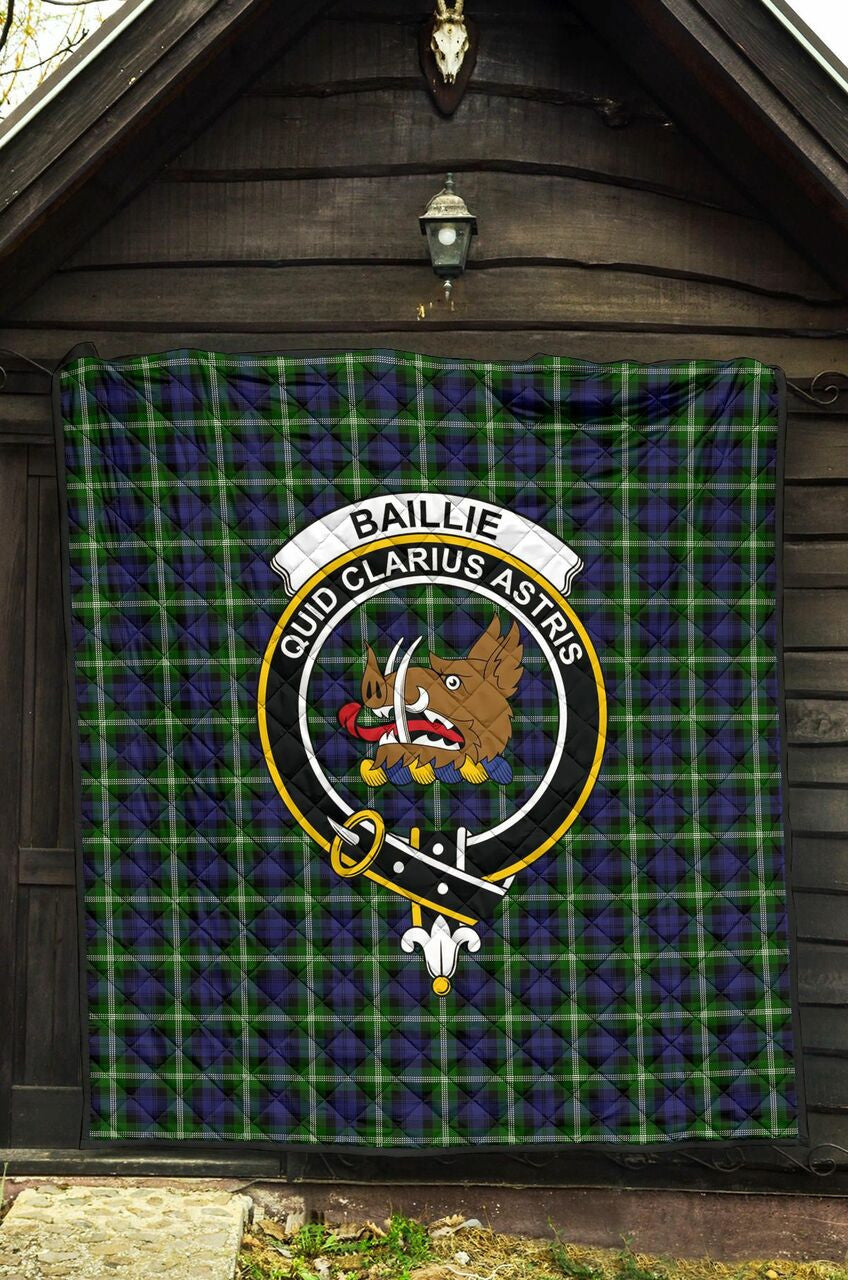 Baillie Modern Tartan Classic Crest Premium Quilt