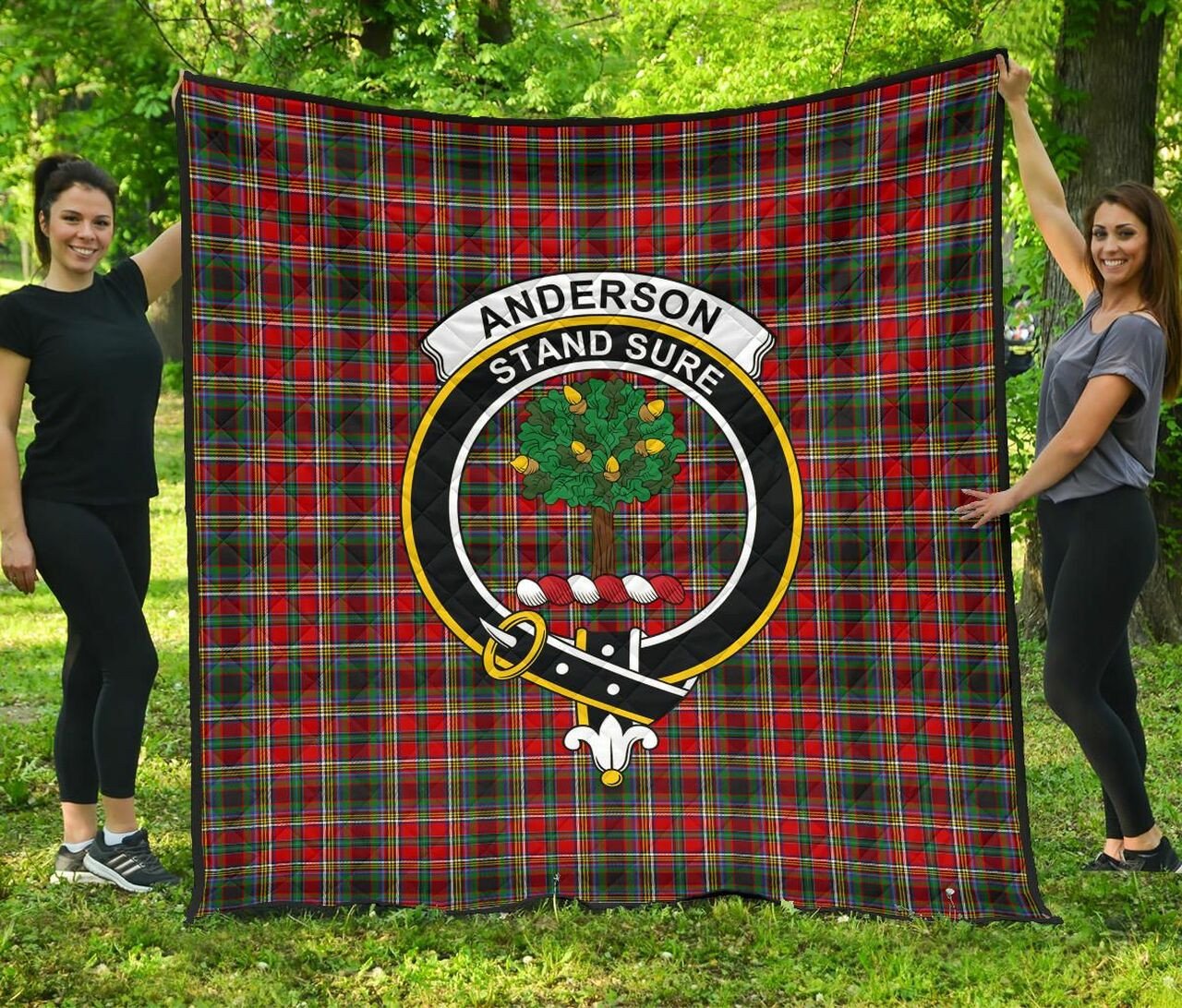 Anderson of Arbrake Tartan Classic Crest Premium Quilt