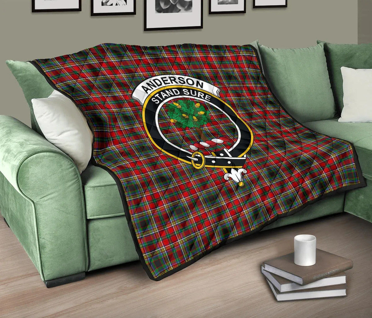 Anderson of Arbrake Tartan Classic Crest Premium Quilt