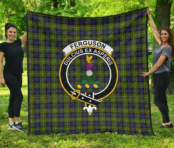 Fergusson Modern Tartan Classic Crest Premium Quilt