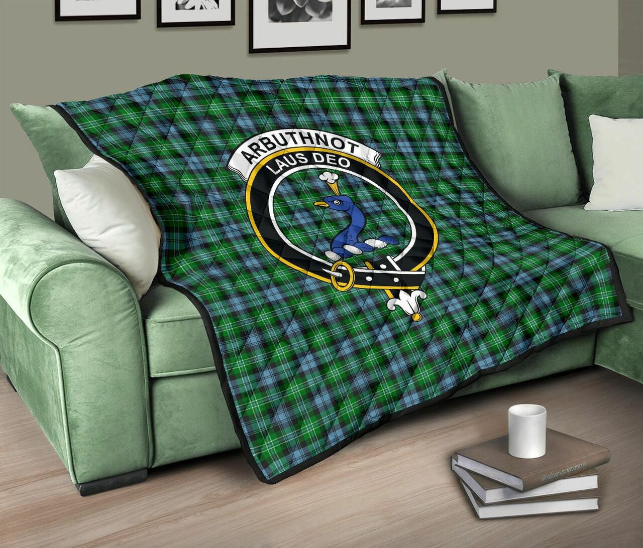 Arbuthnot Ancient Tartan Classic Crest Premium Quilt