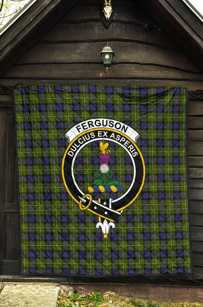 Fergusson Modern Tartan Classic Crest Premium Quilt