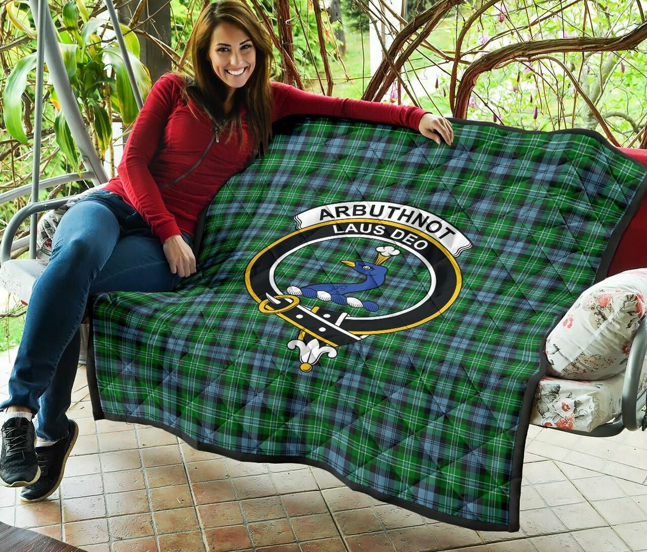 Arbuthnot Ancient Tartan Classic Crest Premium Quilt