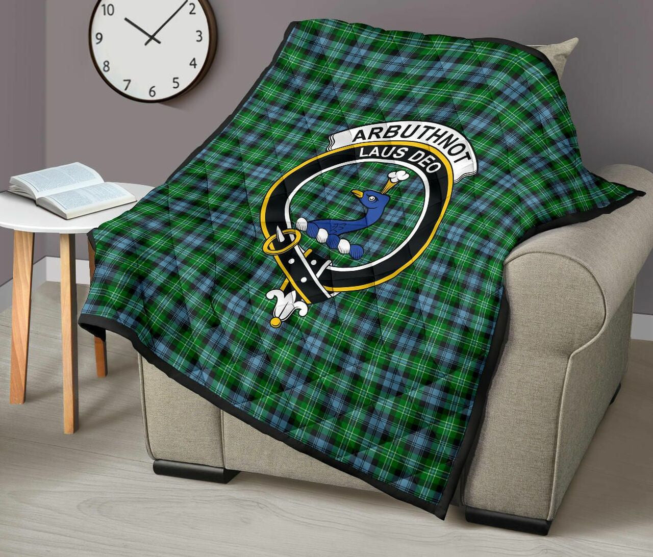 Arbuthnot Ancient Tartan Classic Crest Premium Quilt