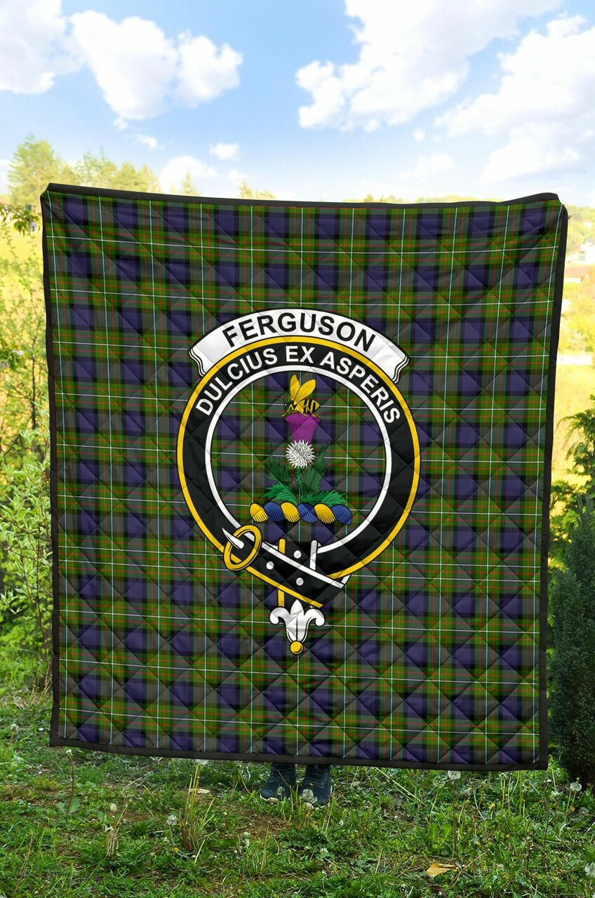 Fergusson Modern Tartan Classic Crest Premium Quilt