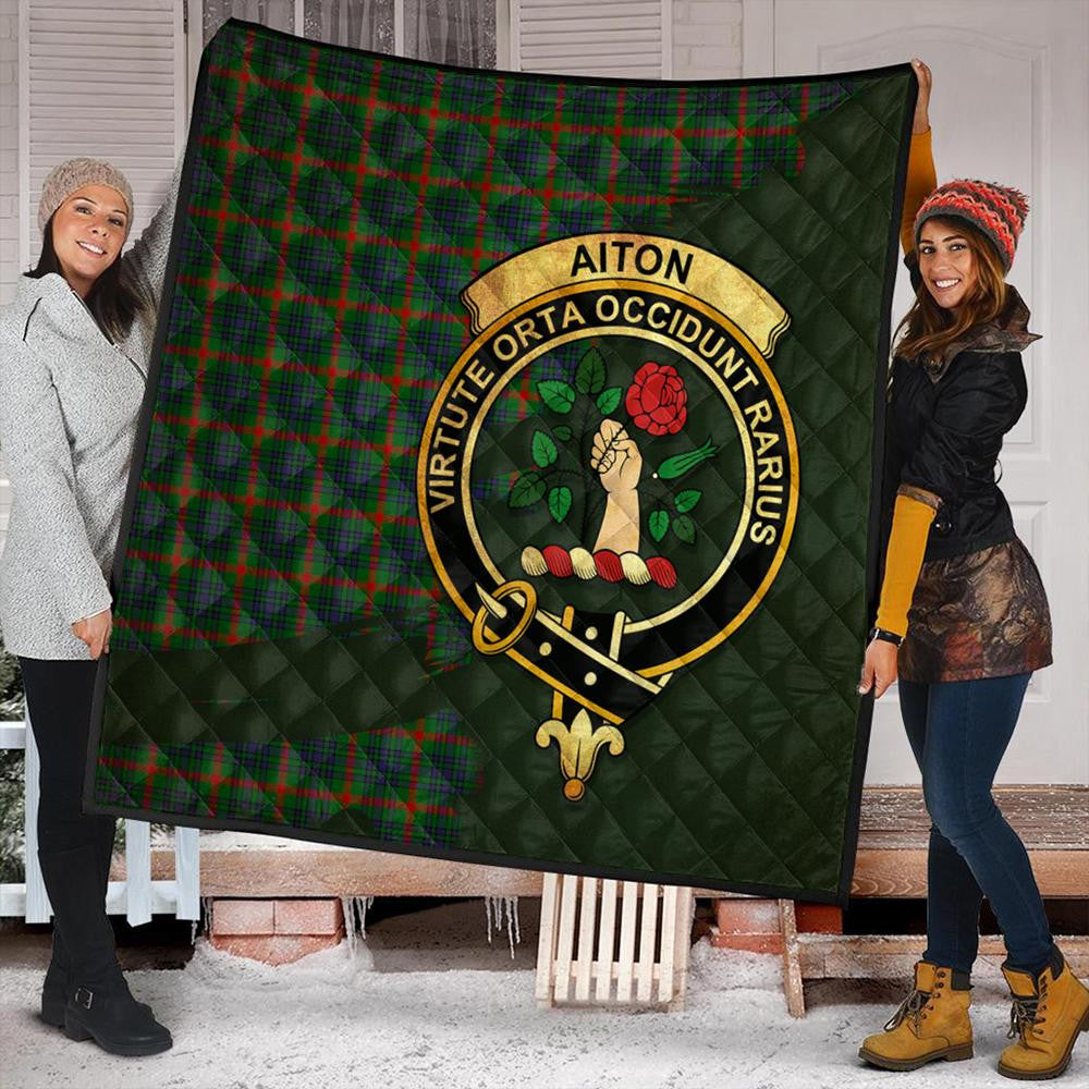 Aiton Tartan Crest Premium Quilt Oldest Style