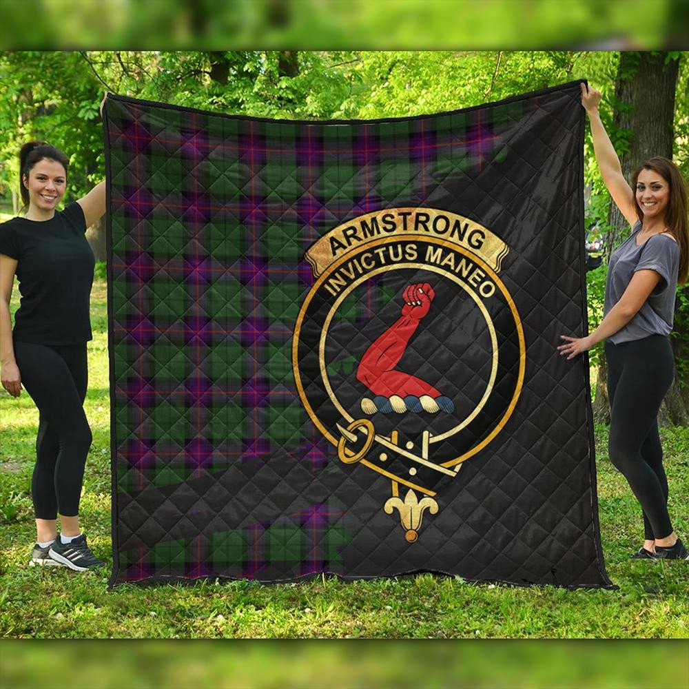 Armstrong Modern Tartan Crest Premium Quilt Oldest Style