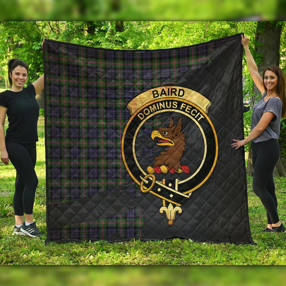 Baird Modern Tartan Crest Premium Quilt Oldest Style