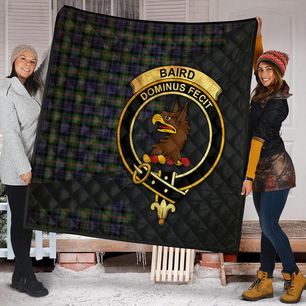 Baird Modern Tartan Crest Premium Quilt Oldest Style