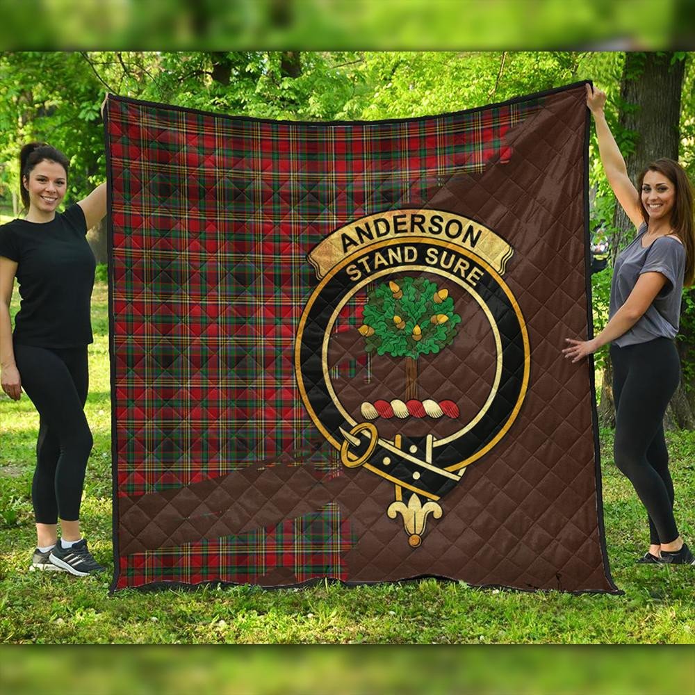 Anderson of Arbrake Tartan Crest Premium Quilt Oldest Style