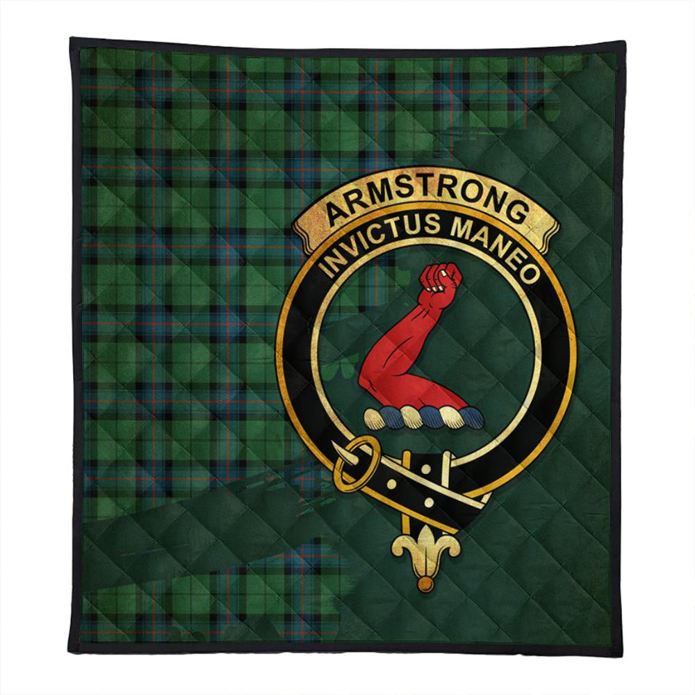 Armstrong Ancient Tartan Crest Premium Quilt Oldest Style