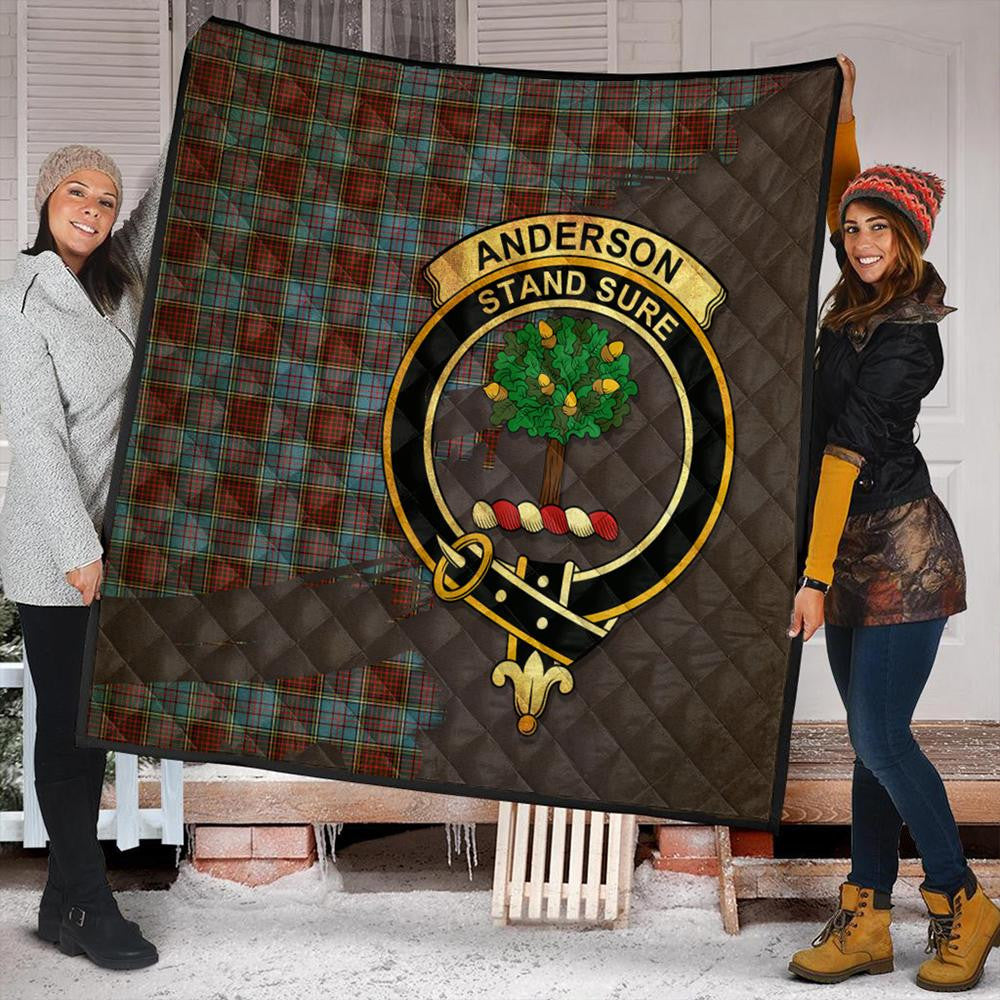 Anderson Modern Tartan Crest Premium Quilt Oldest Style