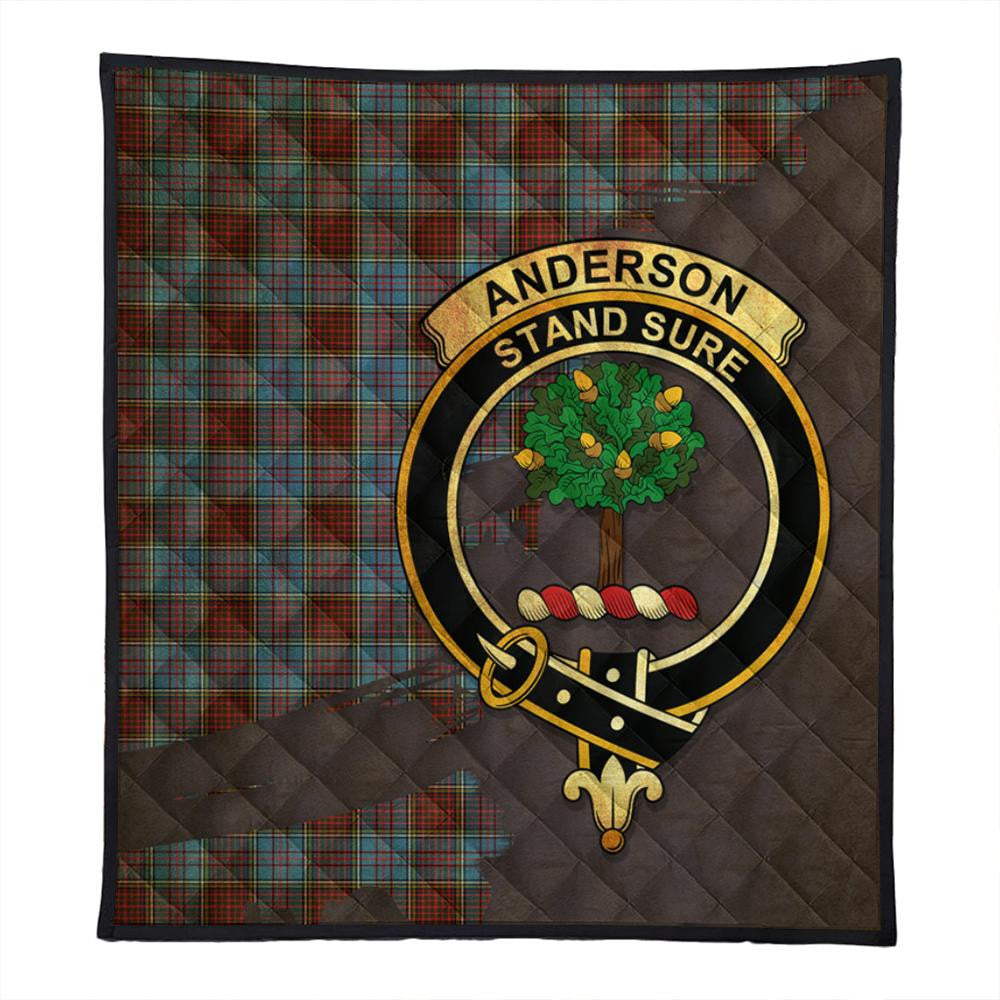 Anderson Modern Tartan Crest Premium Quilt Oldest Style