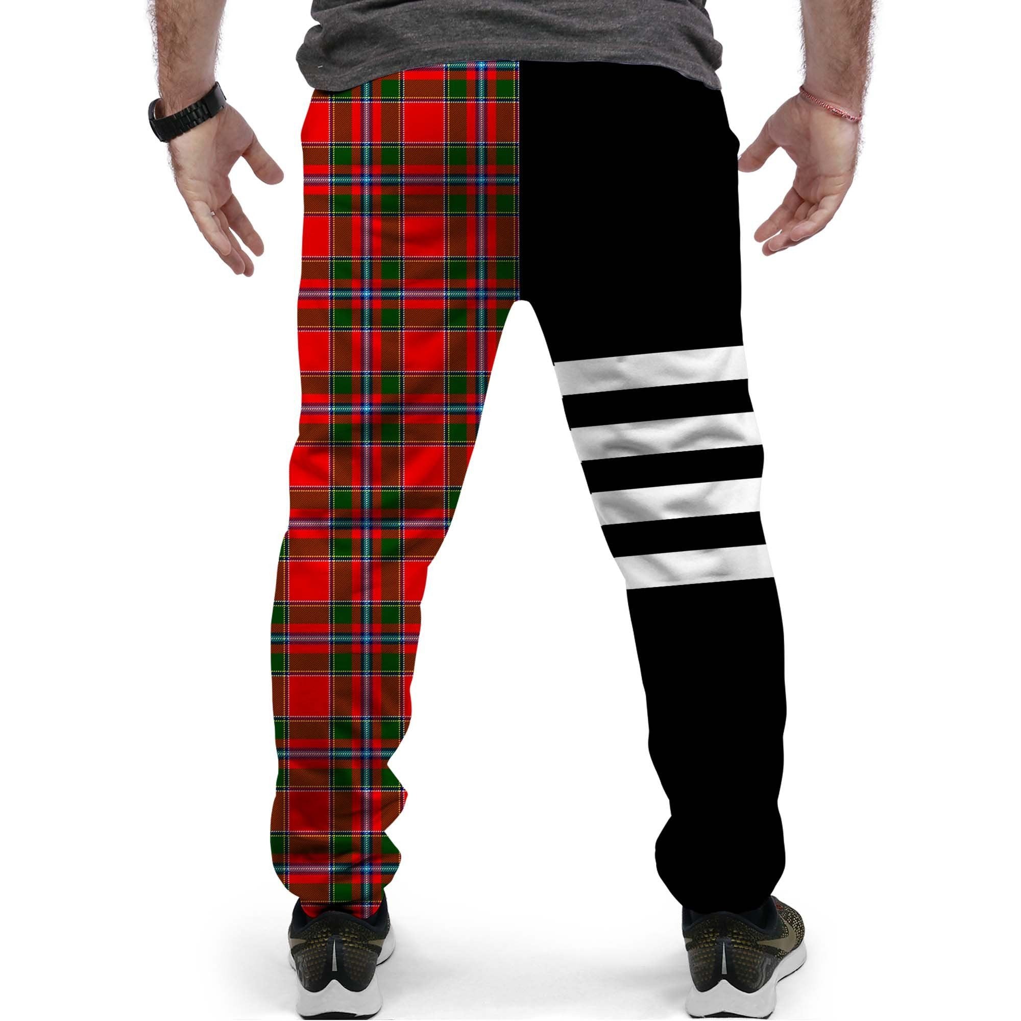 Maule Tartan Sweatpant Badge Mix Half Style