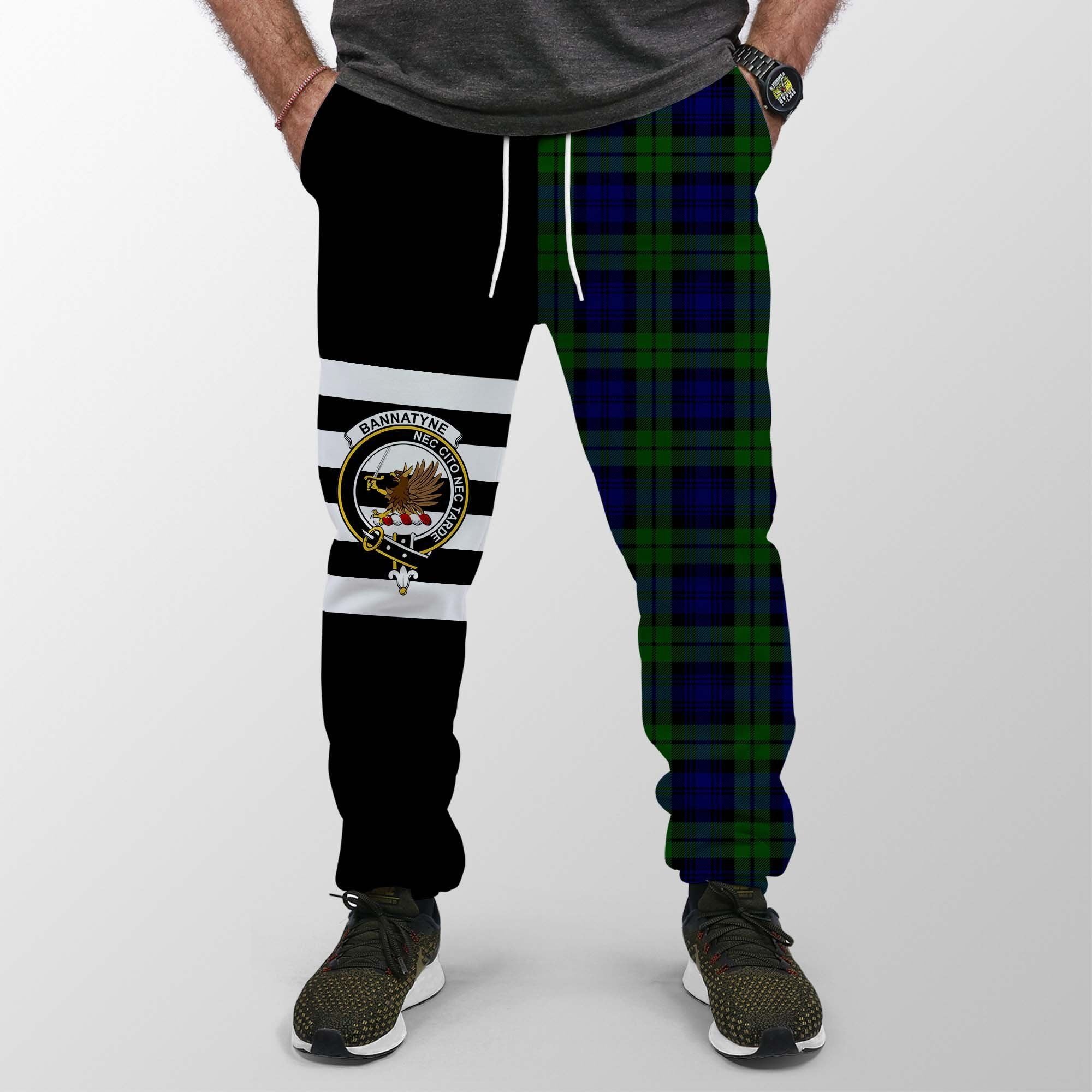 Bannatyne Tartan Sweatpant Badge Mix Half Style