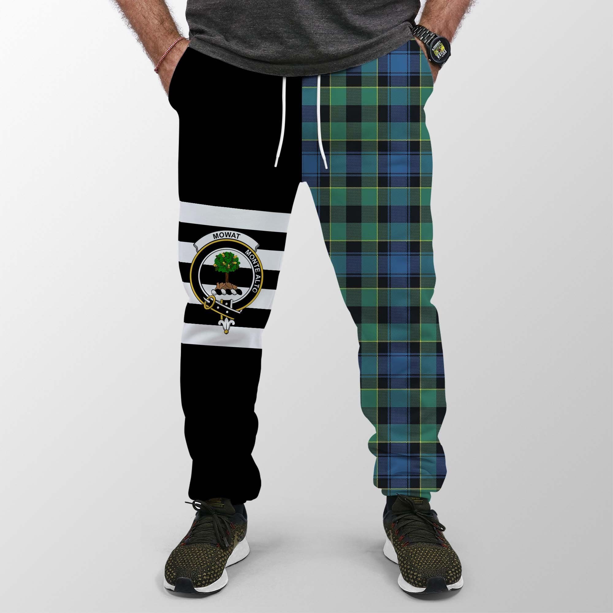 Mowat (of Inglistoun) Tartan Sweatpant Badge Mix Half Style