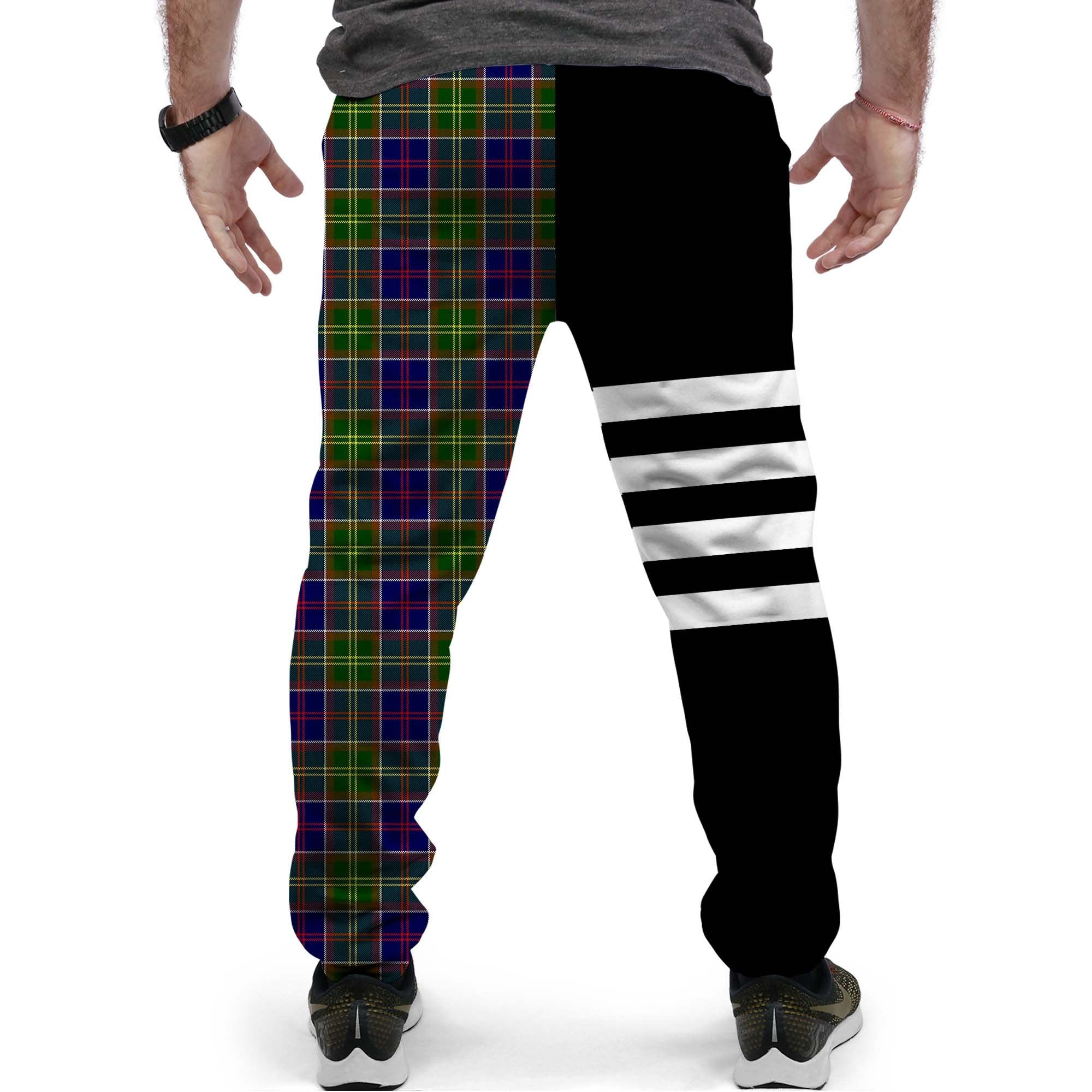 Whiteford Tartan Sweatpant Badge Mix Half Style