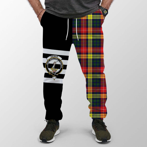 Dewar Tartan Sweatpant Badge Mix Half Style