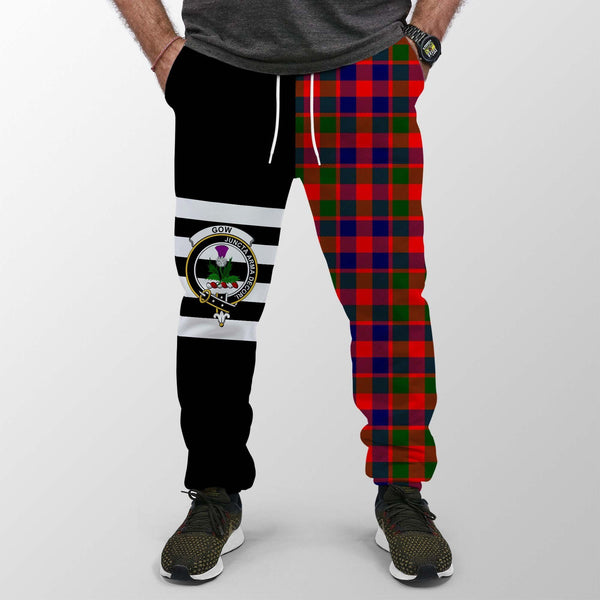 Gow (of Skeoch) Tartan Sweatpant Badge Mix Half Style