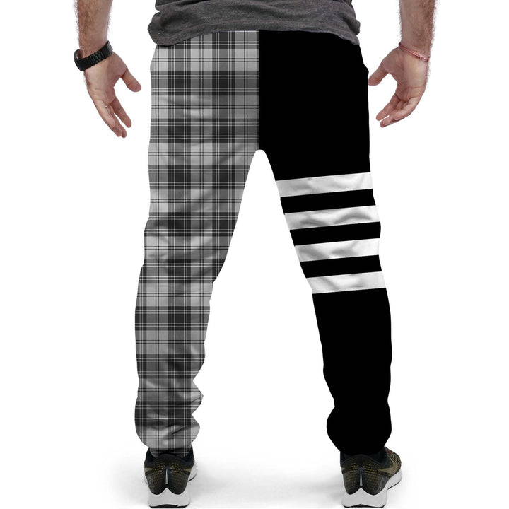Glen Tartan Sweatpant Badge Mix Half Style