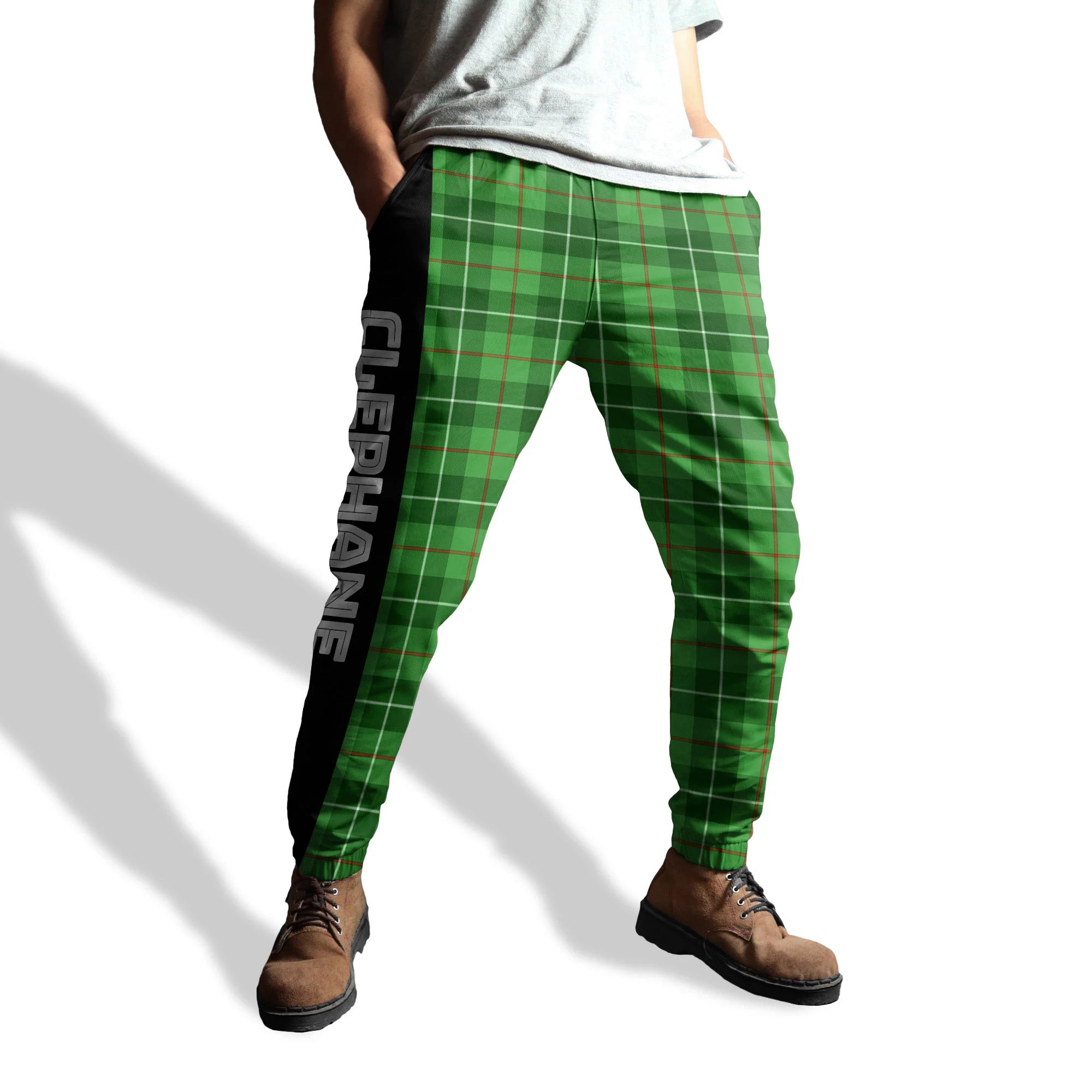 Clephane (or Clephan) Tartan Sweatpants All Over Print Style