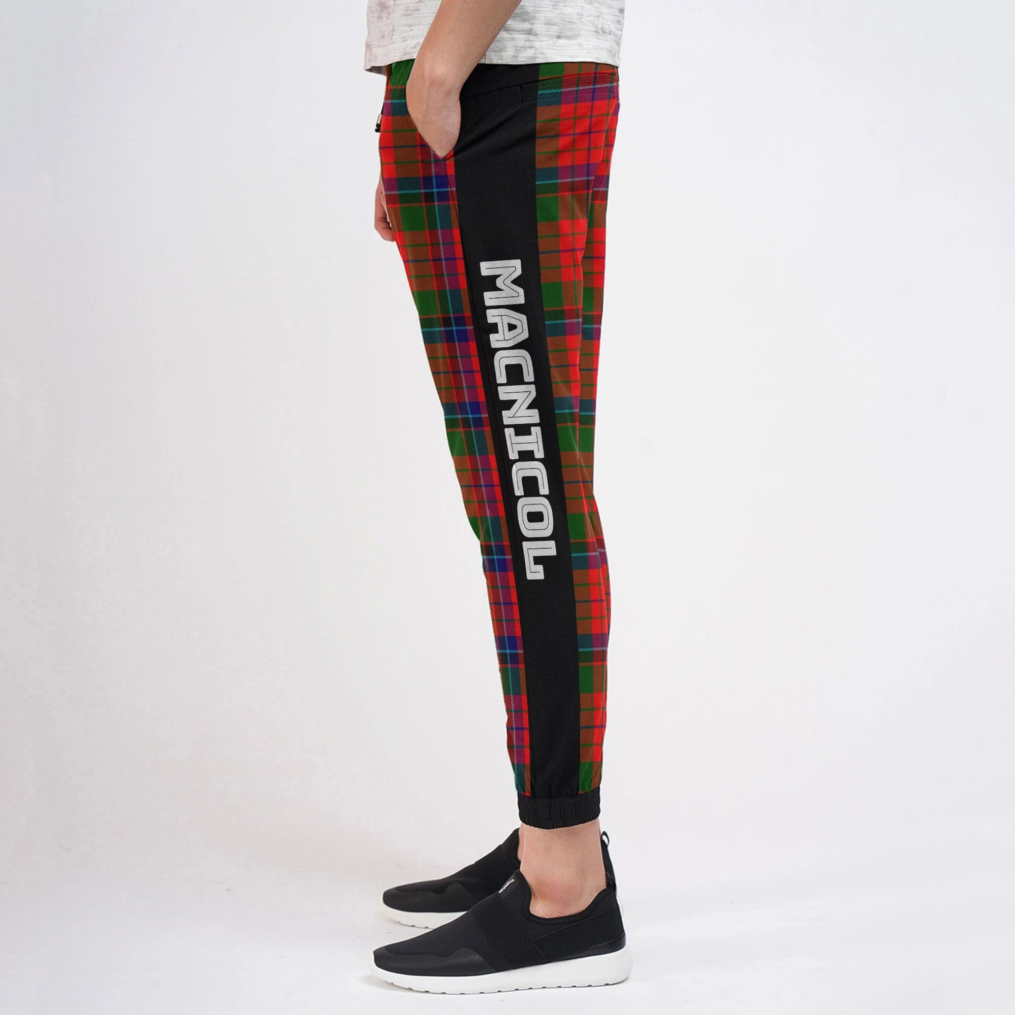 MacNicol (of Scorrybreac) Tartan Sweatpants All Over Print Style