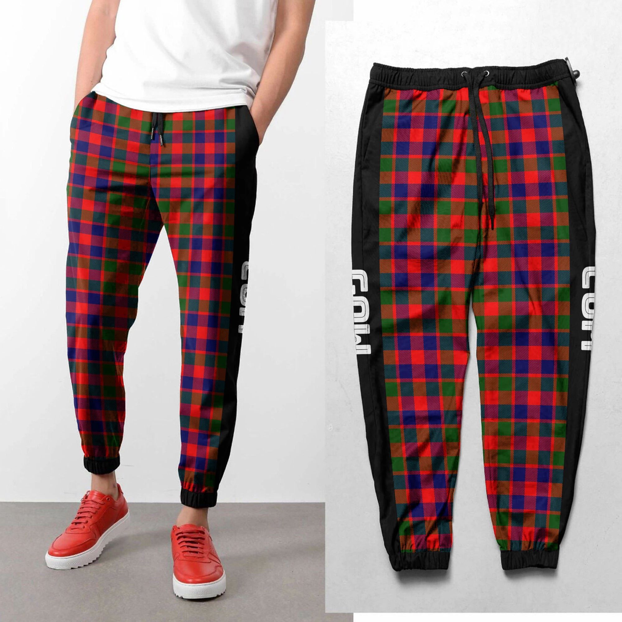 Gow (of Skeoch) Tartan Sweatpants All Over Print Style