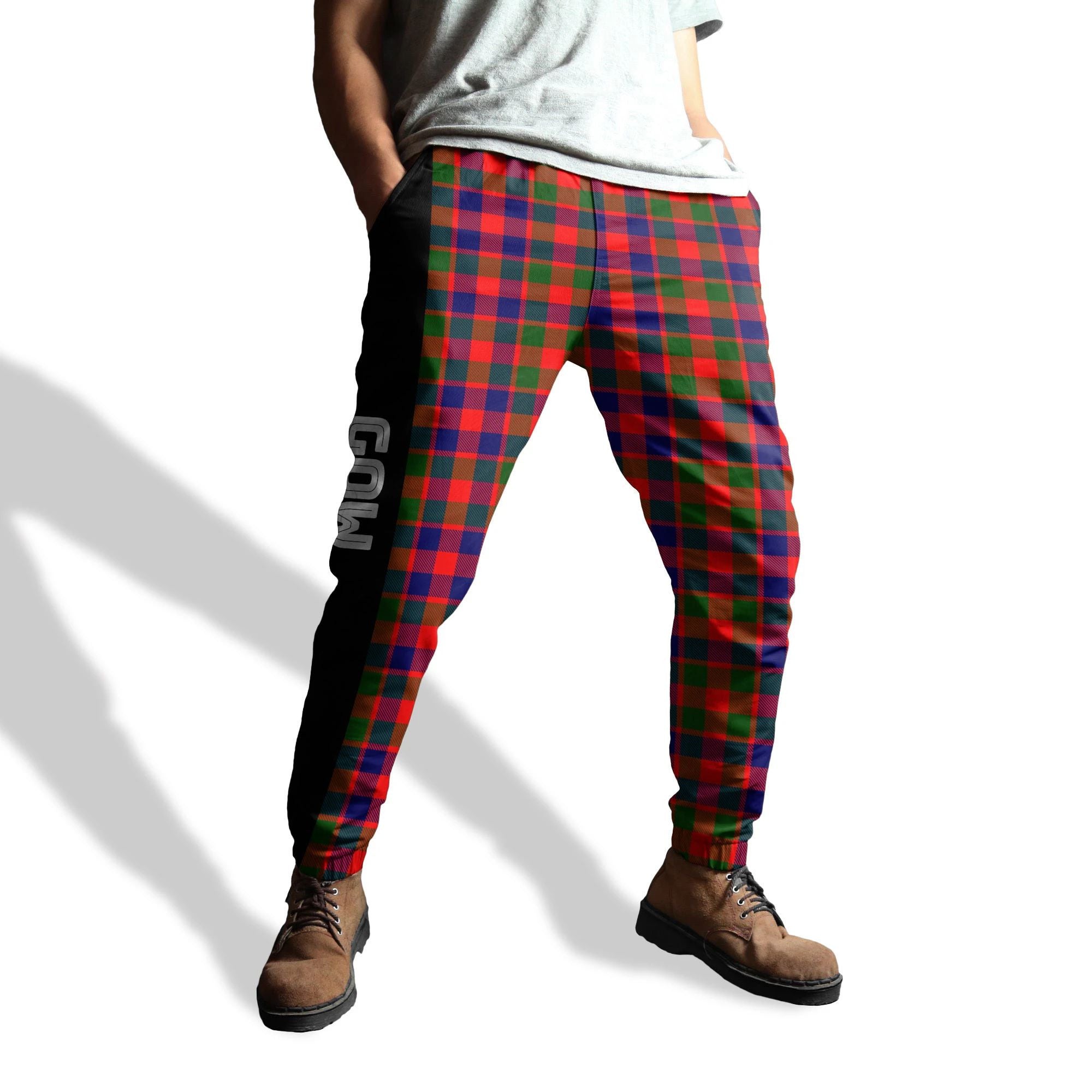 Gow (of Skeoch) Tartan Sweatpants All Over Print Style