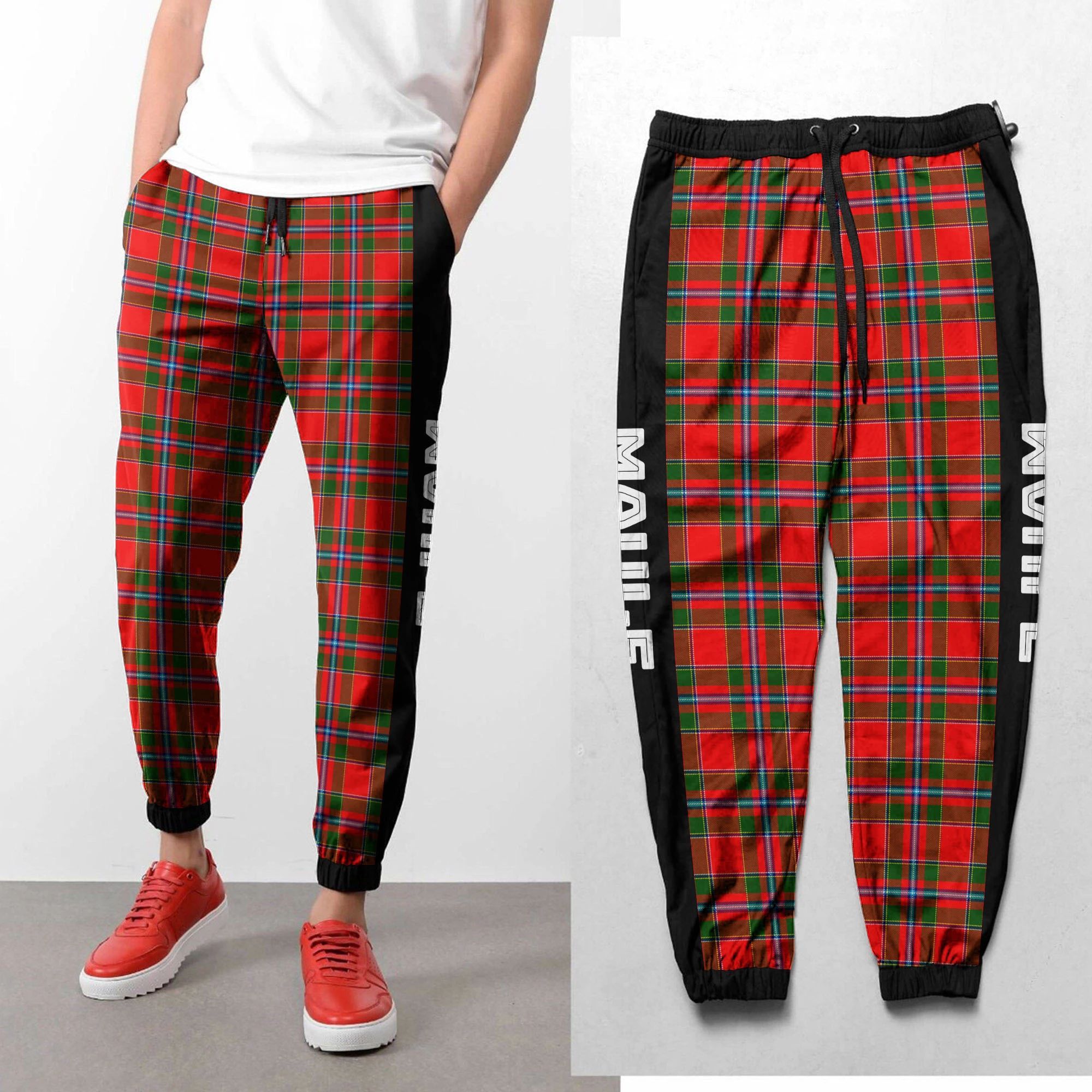 Maule Tartan Sweatpants All Over Print Style