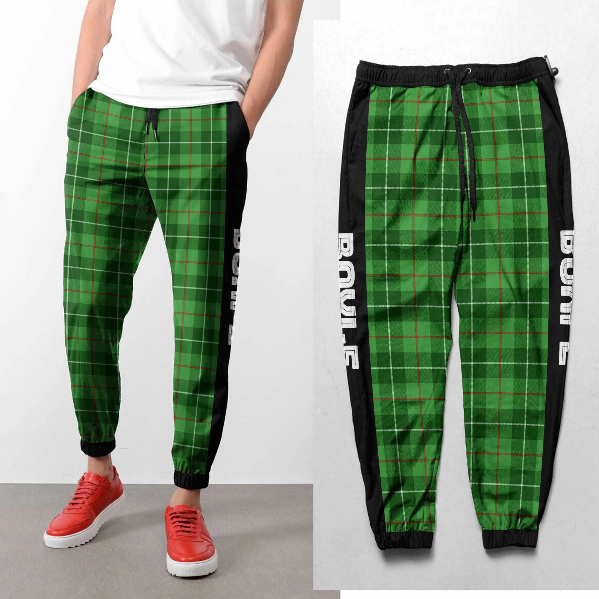 Boyle Tartan Sweatpants All Over Print Style