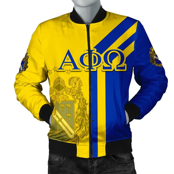 Bomber Jacket - Alva Alpha Phi Omega Bomber Jacket