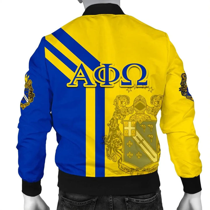 Bomber Jacket - Alva Alpha Phi Omega Bomber Jacket