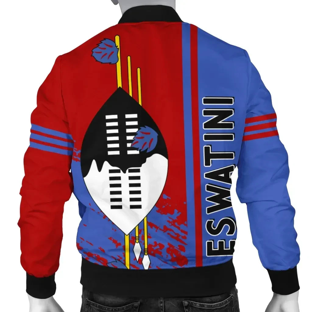 Eswatini Bomber Jacket Quarter Style