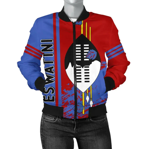 Eswatini Bomber Jacket Quarter Style